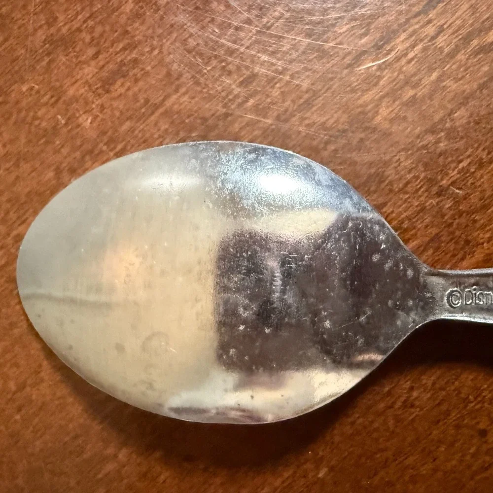 Disney Toddler Child Silverware Mickey Mouse Spoon & Vtg‎